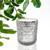 Silver Bubble Mercury Candle - Small